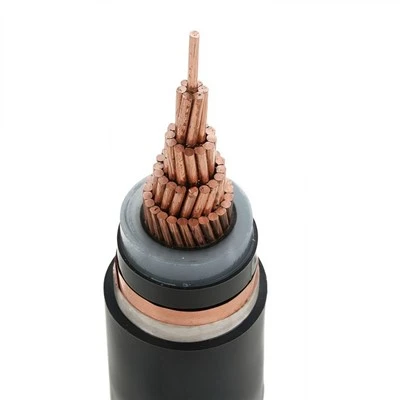 8.7/15KV Vultaġġ Medju Power Cable Uniku Qalba 300mm XLPE Insulat PVC Sheath Ram Konduttur