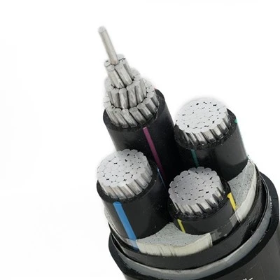 YJLHV XLPE PVC Insulated Power Cable Cable ta 'Vultaġġ Għoli 25mm 4 Core Armored Cable Aluminju XLPE Cable Power Cable